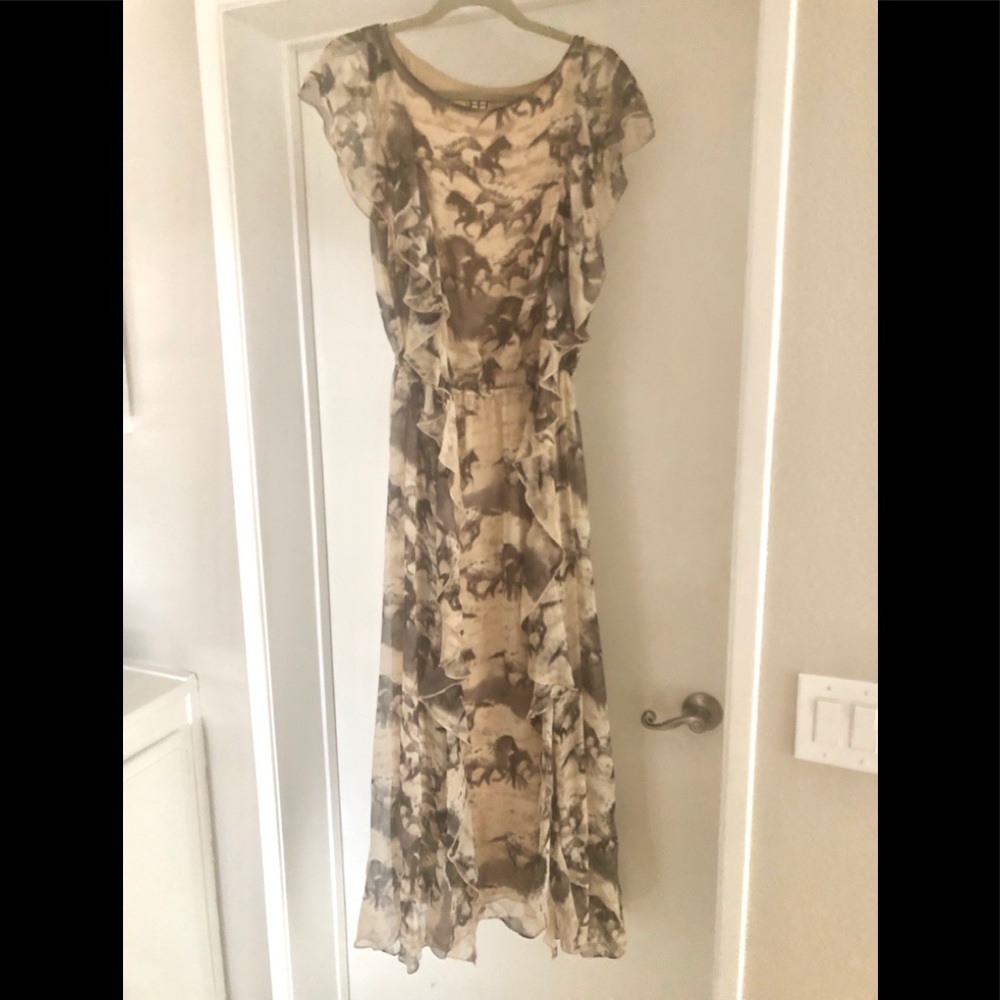 Haute Hippie equestrian maxi dress